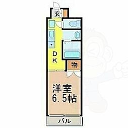 セントラル瑞穂 1DKの間取図画像