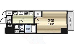 プレサンスSAKAE白川公園 1Kの間取図画像