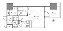 アドバンス名古屋モクシー ワンルームの間取図画像