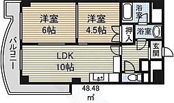 メゾンエトワール 2LDKの間取図画像