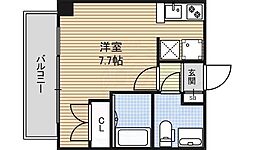 ライブコート丸の内 ワンルームの間取図画像