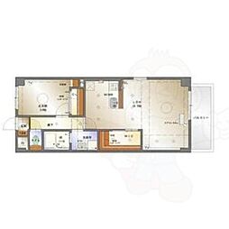 フェニックス並木 1LDKの間取図画像