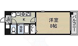 マノワール中村公園 1Kの間取図画像
