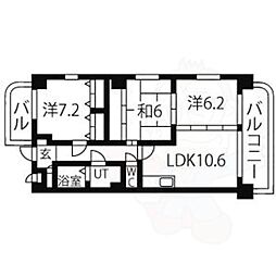 メゾンドール若葉 5階/-