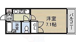 Kコート 1Kの間取図画像