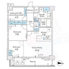 物件の間取り