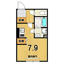 カーサ　デル　マッティーノ 201 ｜ 京都府京都市右京区龍安寺斎宮町8番6の2（賃貸アパート1R・2階・23.73㎡） その2