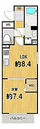 SFLAT円町 1SLDKの間取図画像