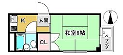 サンスウィ−ト金閣 2階/-