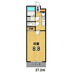 メゾン・クレア 2階/2-D