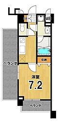ヴィラ岡崎神宮 1Kの間取図画像