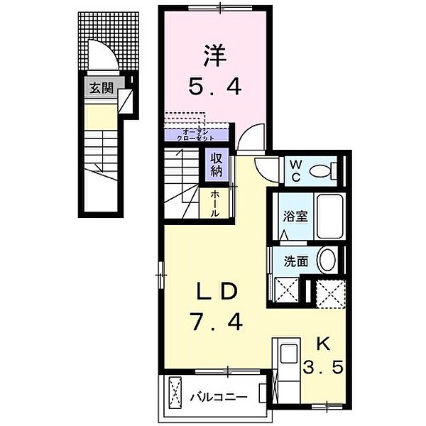 同じ建物の物件間取り写真 - ID:226064685706