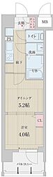 ベラジオ西大路五条 1DKの間取図画像