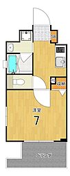ベラジオレガシー京都西七条 1Kの間取図画像