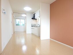 JR水戸線 下館駅 徒歩18分の賃貸アパート 1階1LDKのリビング/ダイニング