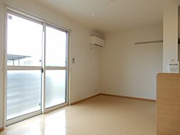 JR水戸線 小田林駅 徒歩14分の賃貸アパート 1階2LDKのリビング/ダイニング