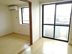 JR水戸線 玉戸駅 徒歩14分の賃貸アパート 2階2DKのリビング/ダイニング