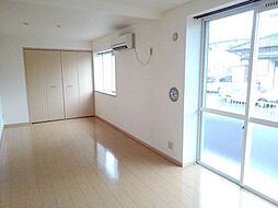 JR水戸線 下館駅 徒歩16分の賃貸アパート 1階2LDKのリビング/ダイニング