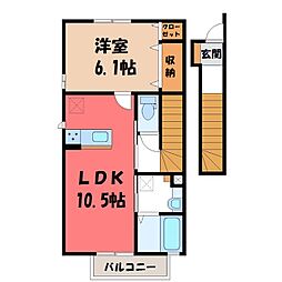 湘南新宿ライン宇須 野木駅 徒歩21分 2階/-