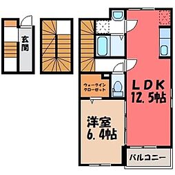 JR東北新幹線 小山駅 バス10分 城南中東下車 徒歩7分 3階/-