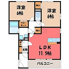 物件の間取り