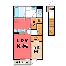 メゾン医大前桜 E 2階