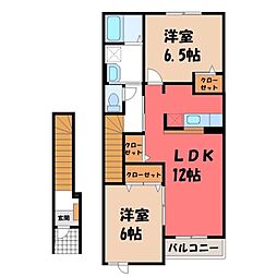 JR東北本線 間々田駅 徒歩17分 2階/-
