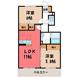 真岡鐵道 下館二高前駅 徒歩17分 1階/-
