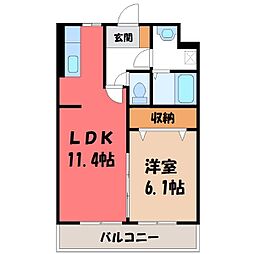 グランシティ B 2階/-