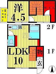 間取図画像 1LDK
