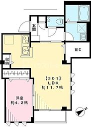 ＵＲＢＡＮ ＭＡＩＳＯＮ 千寿 3階1LDKの間取り