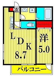 間取図画像 1LDK