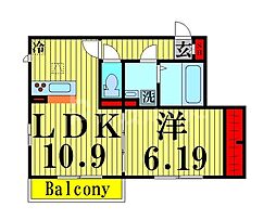 間取図画像 1LDK