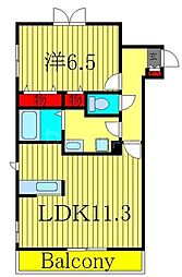 間取図画像 1LDK