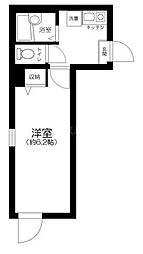 カミーノ梅島 1Kの間取図画像