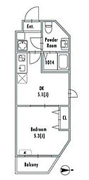 GRAN PASEO西新井 1DKの間取図画像