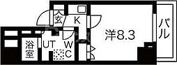 プレール・ドゥーク南千住 1Kの間取図画像