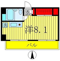 ダイアパレス北千住 ワンルームの間取図画像