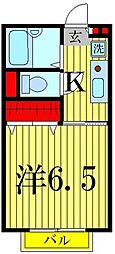 Rozen5番館 1Kの間取図画像