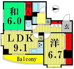 ランドステージ北千住ジョイスクエア 5階/503