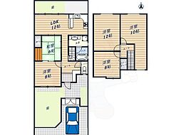 近鉄奈良線 近鉄奈良駅 徒歩20分の賃貸一戸建て 2階5LDKの間取り