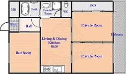 間取図画像 3LDK