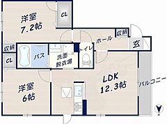 物件の間取り