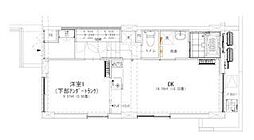 榎アパートメント 1DKの間取図画像