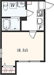 アザーレ・バモス向ヶ丘遊園 1Kの間取図画像