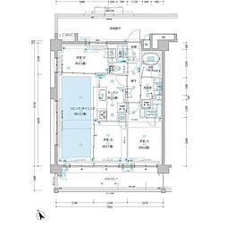 サムティレジデンス藤が丘 3LDKの間取図画像