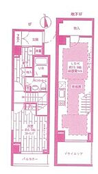 ステージグランデ宮崎台 1LDKの間取図画像