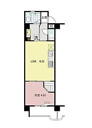 田園ドミール 1LDKの間取図画像