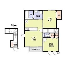(仮称)川崎市多摩区宿河原3丁目計画 B棟 2LDKの間取図画像