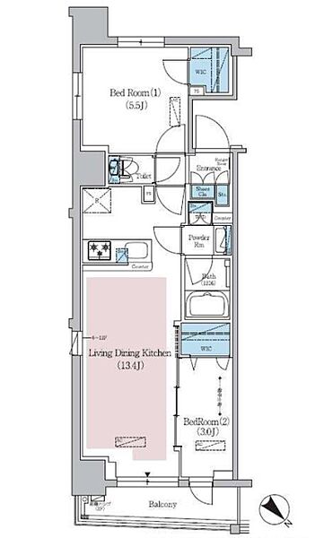 同じ建物の物件間取り写真 - ID:213097500134